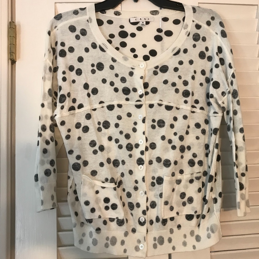 CAbi Dalmatian sweater